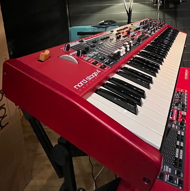 Nord Stage 4 SW73 Compact 73-Key Semi-Weighted Digital Piano 2023 - Present - Red image 1