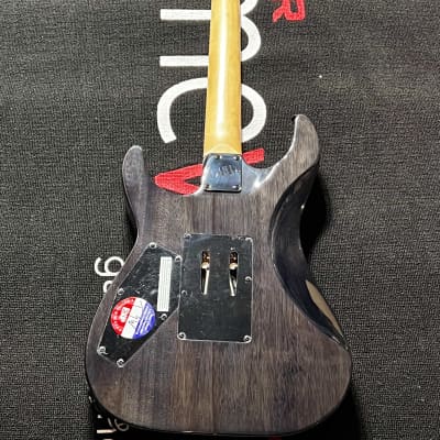 ESP LTD M-200FM Electric Guitar - See Thru Black image 4