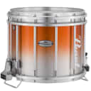 Pearl Marching Percussion: 13X11 Championship Maple Ffx Marching Snare Drum, W/R Ring #980 - Orange Silver Fade (Top)