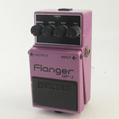 Boss BF-2 Flanger 1980-1984 (Black Label) Made In Japan | Reverb