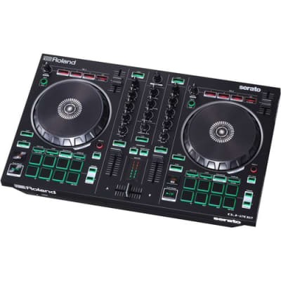 Roland DJ-202 Serato DJ Controller with KRK ROKIT RP5 G3 ACTIVE STUDIO MONITOR (PAIR) and RCA Cables image 4