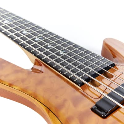 Yamaha John Patitucci Signature TRBJP2CASEAM 6-String Bass w/Case - Amber image 4