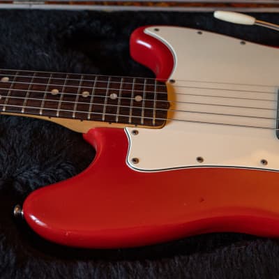 1973 Fender Bronco Dakota Red with original vibrato arm image 3