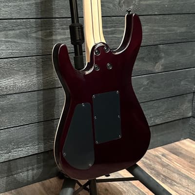 Jackson Pro Plus Series Dinky DKAQ Purple Electric Guitar image 4