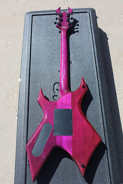 B.C. Rich Warlock NJ Neck-Thru Series Electric Guitar Purple