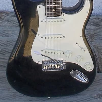 Electra Stratocaster (MIJ) 1980s Black image 2
