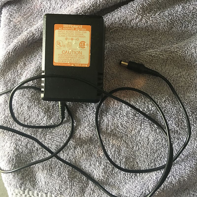 Vintage Roland AC Adapter ACI 120J Power Supply Power Adapter