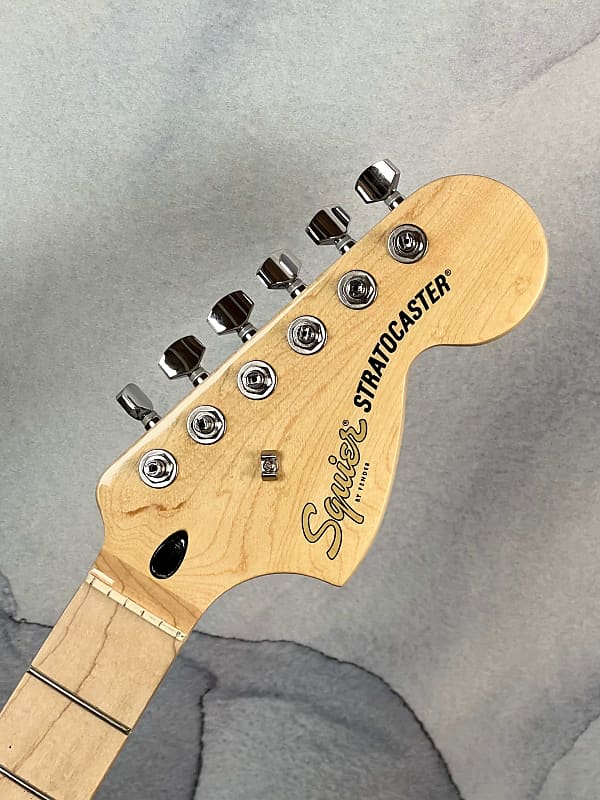 Squier Loaded Stratocaster Neck with CBS Style Headstock, | Reverb