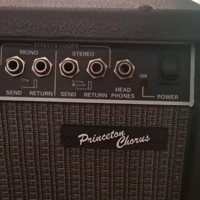 Fender Princeton Stereo Chorus 2-Channel 2x12 25-Watt 2x10" Solid State Guitar Combo 1992 image 6