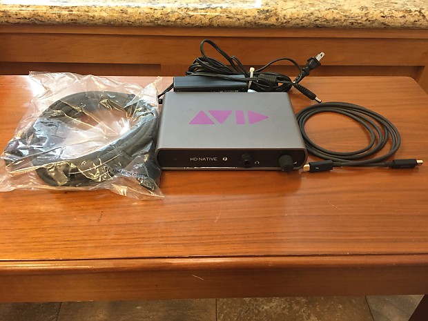 在庫最新作AVID HD Native Thuderbolt 配信機器・PA機器・レコーディング機器