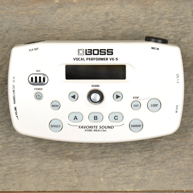 Boss VE-5 Vocal Performer Effects Processor | Reverb