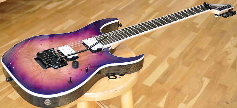 廃盤レアIbanez IronLabel RGIX6DLB SNB Ibanez Iron Label RGIX6DLB - Supernova Burst | Sweetwater