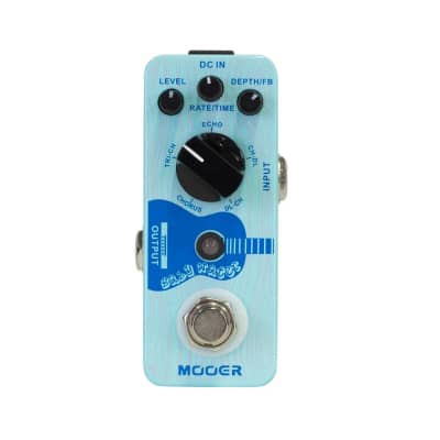 Mooer 'Baby Water' Acoustic Chorus & Delay Micro Guitar Effects Pedal image 3
