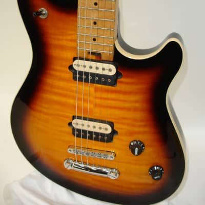 Peavey EVH Wolfgang Electric Guitar with Stop-Bar Tailpiece - Sunburst w/ Case image 4