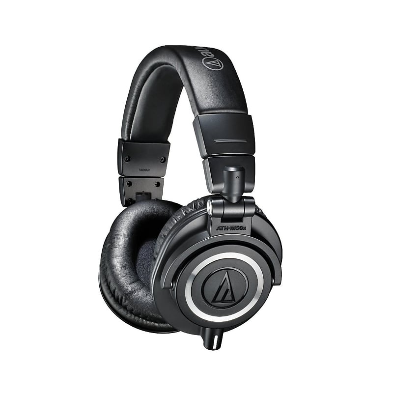Audio Technica ATH-M50X Studio Monitor Headphones  			