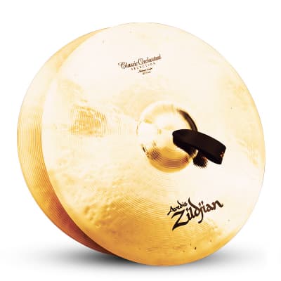Zildjian A0767 20" Classic Orchestral Selection Medium Light Pair Hand Cymbals image 1