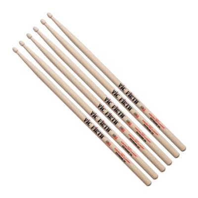 3 Pairs Vic Firth X5A Wood Tip American Classic Extreme 5A Drumsticks image 1