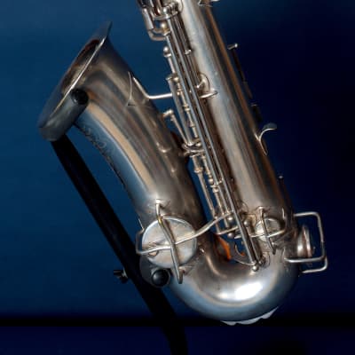 Buescher True Tone Alto Saxophone 1924 - Silver / Great Opportunity image 10