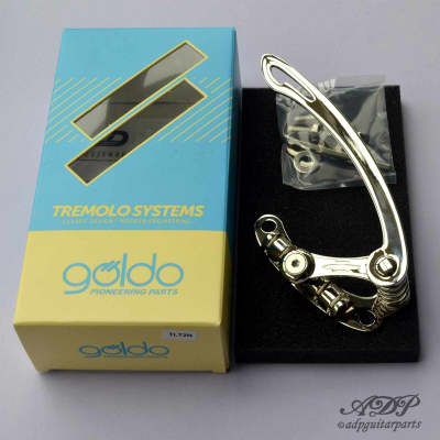 Nickel Les trem, TLT2N, Flat Arm Tremolo by Goldo | Reverb