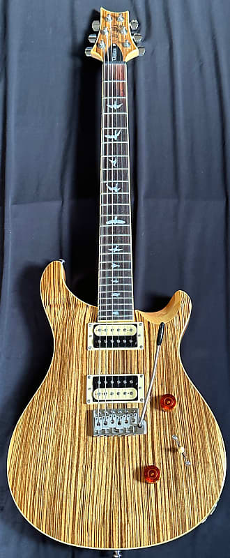 PRS SE Custom 24 Zebrawood 2017 - 2019 | Reverb