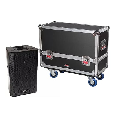 Gator Cases  G-TOUR SPKR-2K8 Tour Series Speaker Case for Two QSC K8 Speaker Cabinets image 1