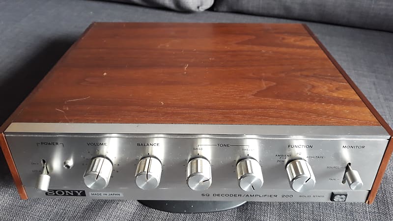 Sony SQA-200 SQ Quadraphonic Decoder-Amplifier and System