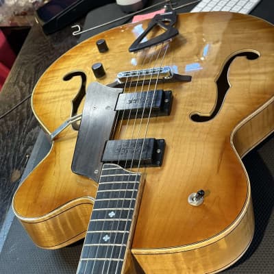 Bill Mitchell Archtop 80's - Natural Amber Burst image 3