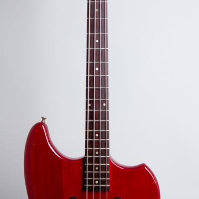 Guild  Jet Star Solid Body Electric Bass Guitar (1966), ser. #SD-179, original grey hard shell case. image 8