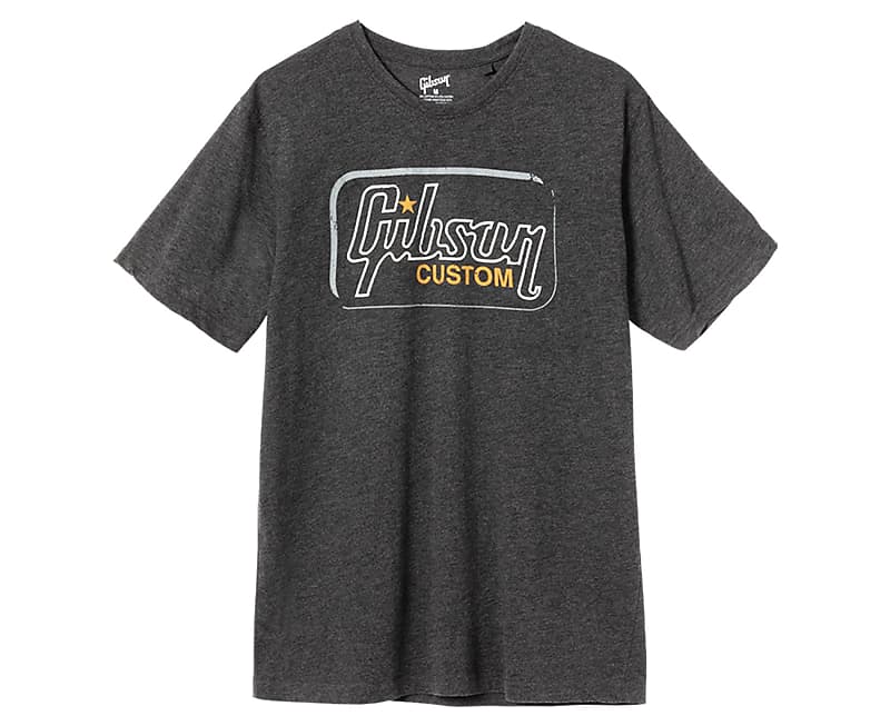 Gibson Custom T-Shirt in Heather Gray - Large image 1