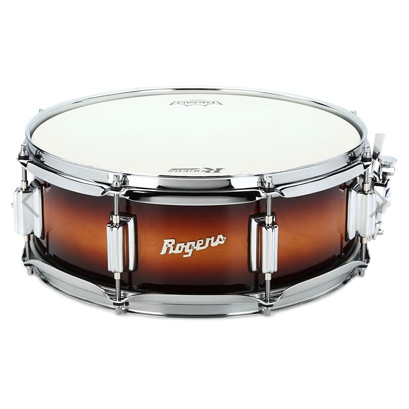 Rogers Snare Drum 5 x 14 Powertone Sunburst Lacquer Reverb