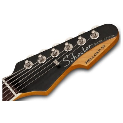 Schecter Guitar Research Hellcat VI Extended-Range Electric Guitar 3-Tone Sunburst image 14