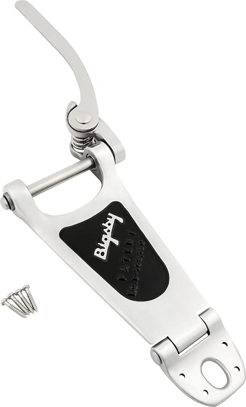 Bigsby B6 Vibrato Tailpiece, Polished Aluminum, Extra Short Hinge