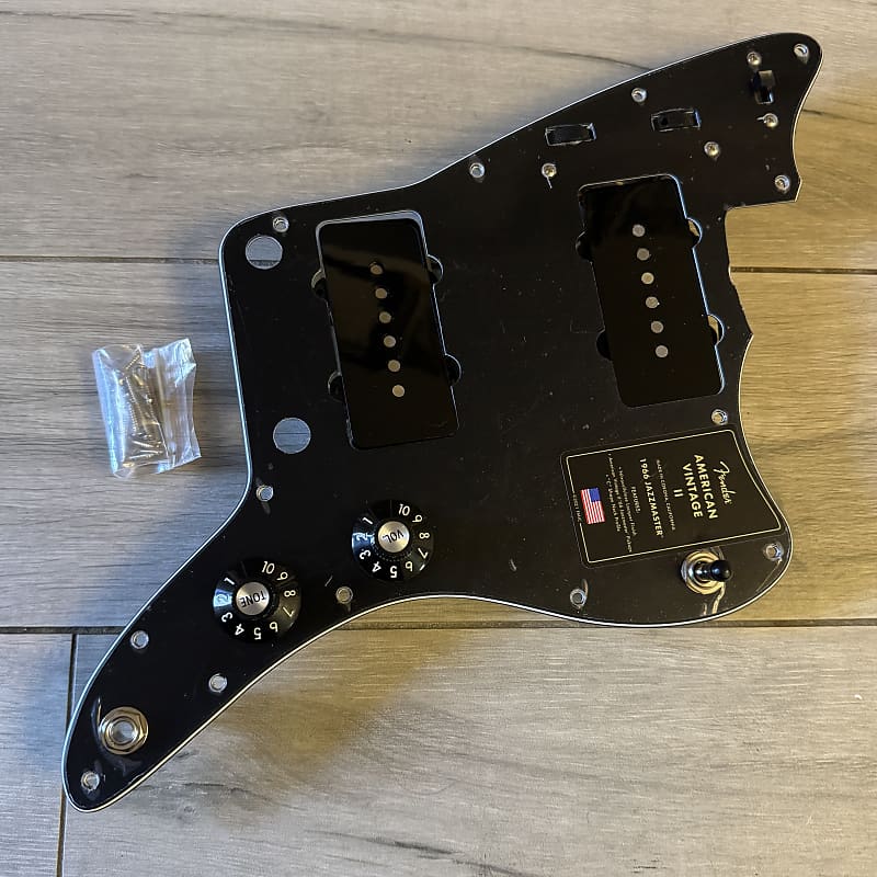 2024 Fender American Vintage II '66 Jazzmaster LOADED Pickguard Black USA 1966 image 1