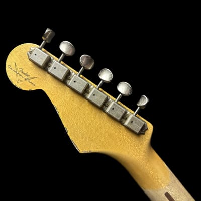 Fender Custom Shop 58 Strat Relic Faded Aged Chocolate 3-color Sunburst w/case image 10