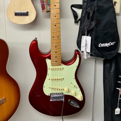 Tagima TG-530 2021 Candy Apple Red TW Series Stratocaster image 2
