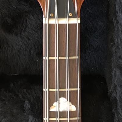 BC Rich Rich bich 8 string bass 1995 - Transparent red on flame maple image 5
