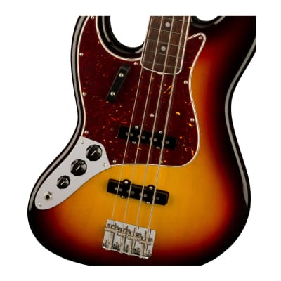 Fender American Vintage II 1966 4-String Jazz Bass Guitar (Left-Handed, 3-Color Sunburst) image 4