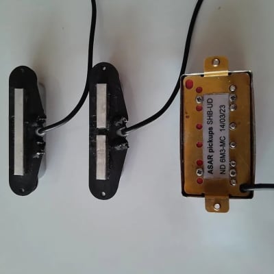 ASAR Boutique Amplification & Pickups HSS NEODYMIUM FULL OPTIONAL METAL / CHROME COVERS 2023 - Chrome / Black image 12