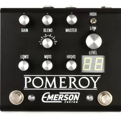 Emerson Custom Pomeroy Boost / OD / Distortion pedal - black for sale