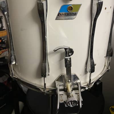 Ludwig super sensitive Marching 70s/80s - White image 2