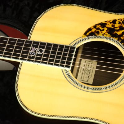 Used 1999 Santa Cruz D Brazilian Rosewood Tony Rice Professional Dreadnought Acoustic Guitar, Hard Case image 4