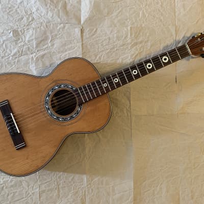 Agatino Patane' Classical Parlor Guitar 50s 60s Sicily Italy handmade all solid woods VGC with pro Artonus Hardcase image 1