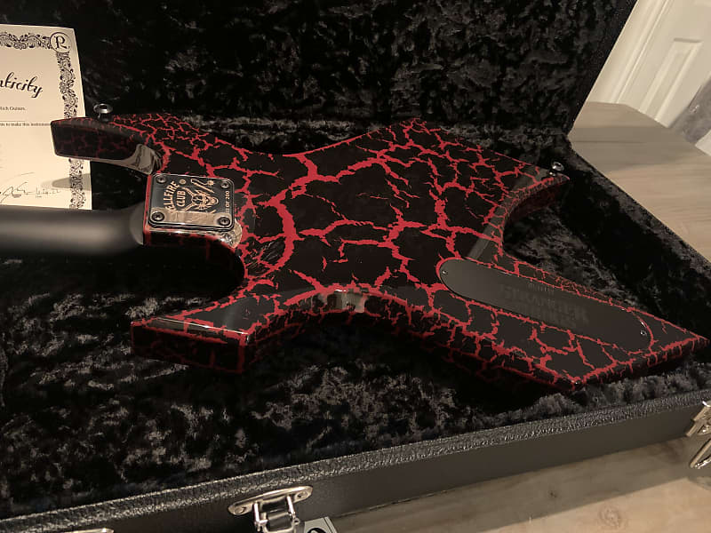 BC Rich USA Custom Shop Limited Edition Stranger Things Eddie's NJ  Warlock Electric Guitar Replica in Relic Crackle - Andertons Music Co.
