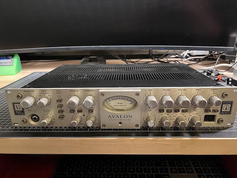 2) Avalon VT-737sp Tube Channel Strip (CALIBRATED STEREO