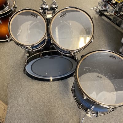 Yamaha Live Custom Hybrid Oak UZU Ice Sunburst 4pc Drum Set image 8