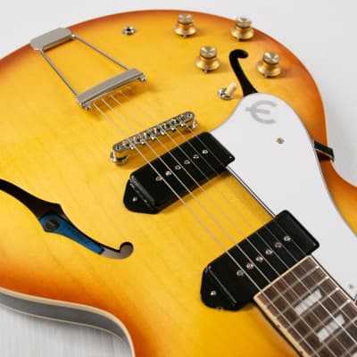 Epiphone USA Casino Left-handed Hollowbody Electric Guitar - Royal Tan image 5
