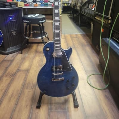 エピフォン Epiphone Les Paul Quilt Viper Blue Epiphone Les Paul Custom Quilt in Viper Blue w/Premium