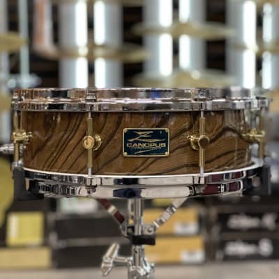 Canopus HS-1365 Zelkova Ninja Black Snare Drum 6.5