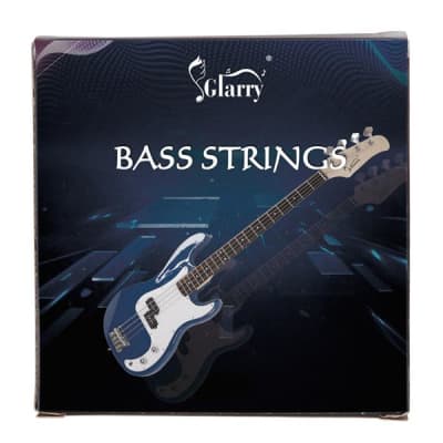 Electric BASS Guitar Set of 4 Strings 40-95 Spock Silver