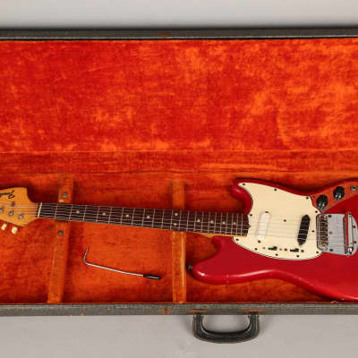 Fender Mustang - 1965 - Dakota Red w/OHSC image 19